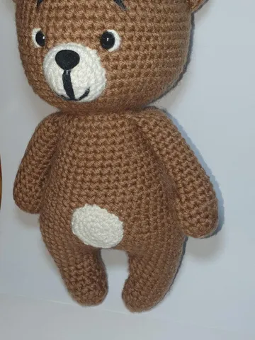 Crochet Teddy Bear, Soft Amigurumi Toy, Unique Gift for Kids and Babies, Handmade with love ,Kids Gift Bear, Toddler Soft Toy
