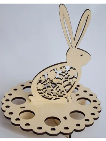 Digital Template Cnc Router Files Cnc Easter Stand Egg Files for Wood Laser Cut Pattern $7.50