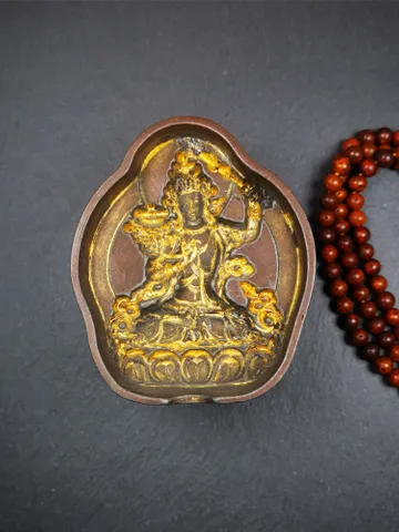 Gandhanra Tibetan Buddha Statue Mold,Manjusri Tsa Tsa ,Copper Mould For Making Clay Buddha Statue,Tsha Tsha $69.99