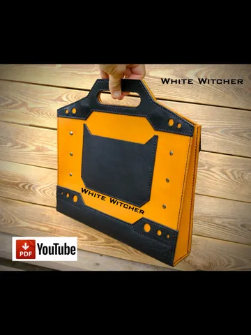 Portfolio bag A4 - leather pattern .BG12