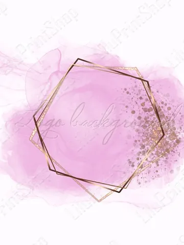 Pink Logo Background Png Alcohol ink Pink logo design Pink & gold confetti logo overlay digital Instant download $2.44