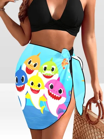 Baby Shark Beach Sarong Wrap $29.97