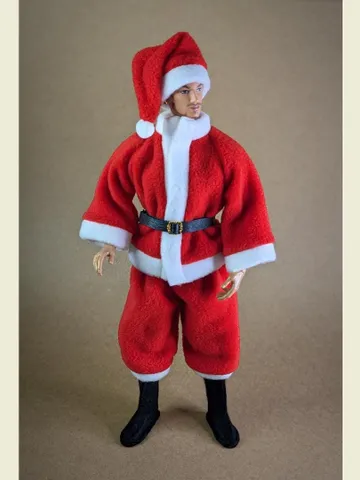 Cosplay Christmas Santa Claus costume for 13 inch Adonis fashion dolls $9.00
