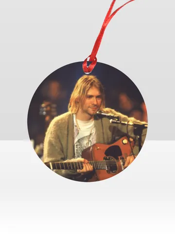 Kurt Cobain Christmas Ornament $30.00