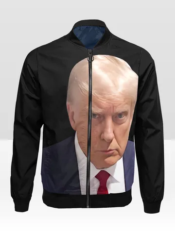 Trump Mugshot Bomber Jacket $79.97