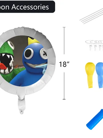 Rainbow Friends Foil Balloon $24.00