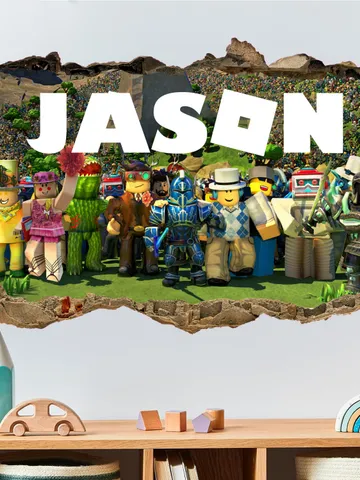 Personalized Roblox Wall Decal Gamer name Sticker Gift z3320 $27.99