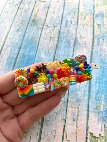 Magnet Miniature Rainbow Charcuterie Board with Polymer clay Souvenir $27.00