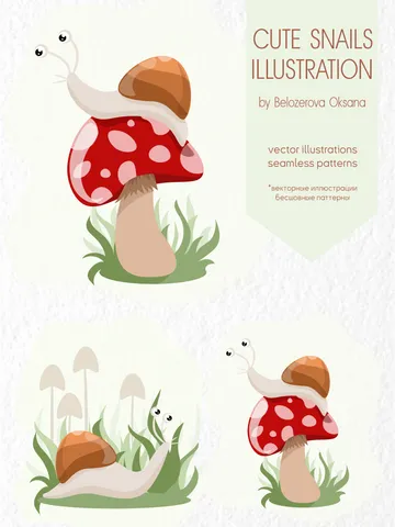 cute snails $7.00