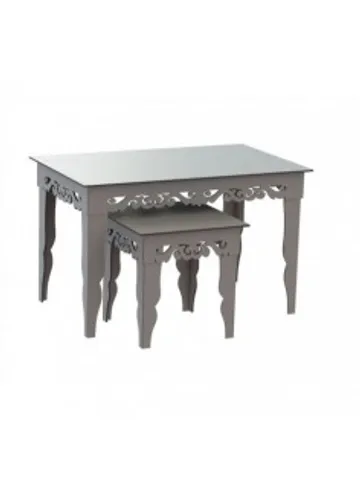 Digital Template Cnc Router Files Cnc Table and Chair 9 mm Files for Wood Laser Cut Pattern $6.50