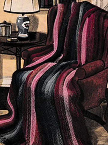 Crochet Pattern Vintage Afghan Fleetwood Digital Download PDF $1.90