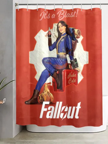 Fallout Nuka Cola Lucy Shower Curtain $48.00