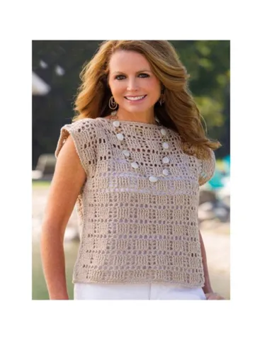 Top crochet pattern, simple crochet top, summer top crochet pdf instant download $6.68
