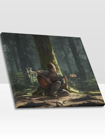 Ellie The Last of Us Frame Canvas Print, Wall Art Home Decor Poster $24.00