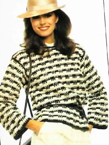 Sweater pattern, crochet pattern sweater women ladies, summer pullover pattern, instant download $6.68