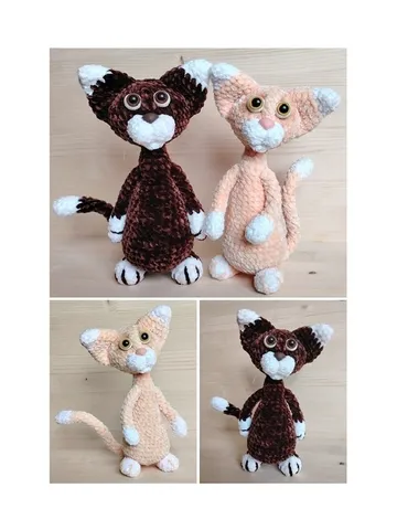 Crochet pattern Cat - digital file PDF $5.99
