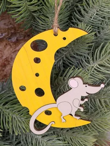 Digital Template Cnc Router Files Cnc Mouse Moon Files for Wood Laser Cut Pattern $6.50