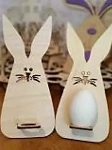 Digital Template Cnc Router Files Cnc Easter Bunny Files for Wood Laser Cut Pattern $7.50