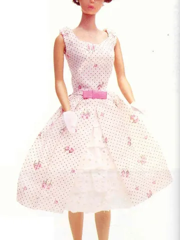 Vintage Barbie Sewing Pattern Garden Party Wardrobe Clothes for Dolls 11-1/2" Digital Download PDF $1.90