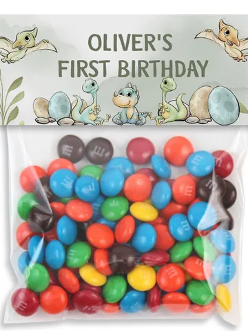 Editable TREAT BAG TOPPER  Dinosaur First Birthday Label; Boy Dinosaur Birthday Party; Dinosaur Birthday Template Instant Download; DI1 $10.45