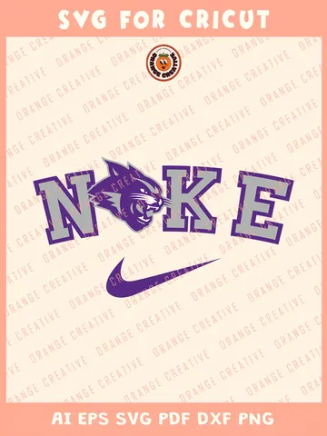 Ni.kee Abilene Christian Wildcats Svg, NCAA College Football Team Svg, NCAA Abilene Christian Team SVG for cricut, NCAA Team Shirt For Fan, Svg Files for Cricut, Png, Dxf, Digital Download