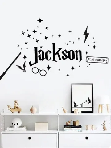 Potter Custom Name Decal - Personalized Name Decal, Gift for Kids, Kids Room h167 $48.99