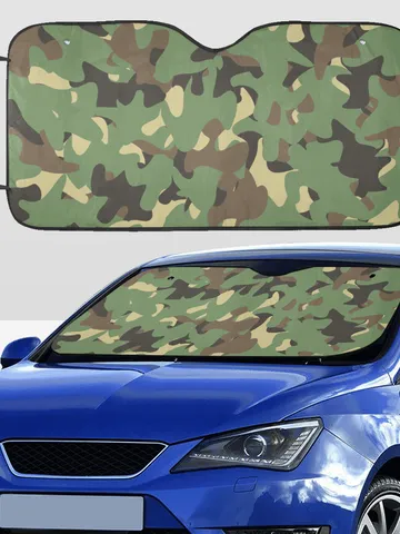 Green Camouflage Camo Car SunShade $48.00