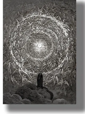 Vision of The Empyrean. The White Rose by Gustave Dore. $22.00