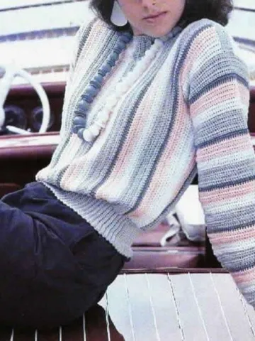 Sweater crochet pattern, easy sweater pattern, women pullover pattern pdf, summer lace sweater pattern pdf instant download $6.68