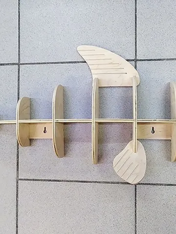 Digital Template Cnc Router Files Cnc Floor Fish Shelf Files for Wood Laser Cut Pattern $6.50
