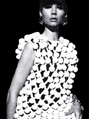 Vintage Crochet Pattern 278 Shell Covered with Pompons Women $2.50