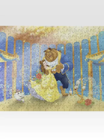 Beauty And The Beast Jigsaw Puzzle Wooden $36.00