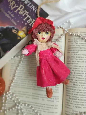 Enchanting Handmade Little Red Riding Hood Doll - Unique Christmas Decor!
Free Shipping. Christmas tree toy. $86.00