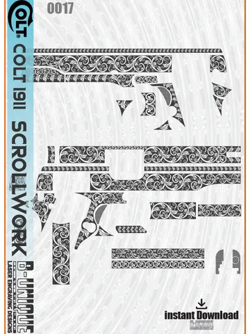 Colt 1911 Scrollwork $70.00