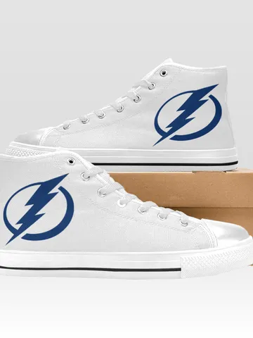 Tampa Bay Shoes, High-Top Sneakers, Handmade Footwear $59.97