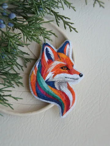 Brooch Fiery Fox $58.00
