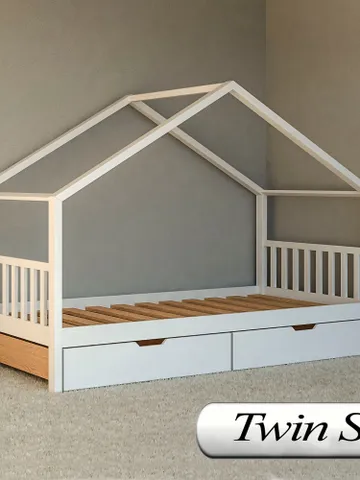 Twin Size Bed Plan, PDF, DIY $14.95