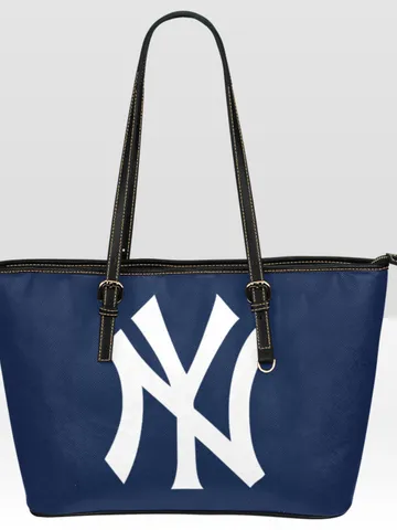 New York Yankees Leather Tote Bag $60.00