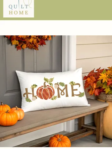 Autumn Applique pattern " Home " $8.00