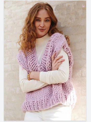 Vest crochet pattern, sleeveless cardigan pattern, chunky waistcoat vest pdf, chunky cardigan instant download $6.68