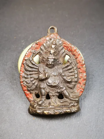 Gandhanra Vintage Tibetan Buddhist Statue,Yamantaka,Vajrabhairava,40 Years Old $129.99