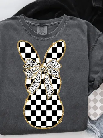 Glitter Easter Bunny Coquette PNG | Easter Day Png | Happy Easter Png | Easter Brushstroke Png | Girls Easter | Bunny Ears | Jesus Easter $3.62