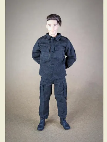 Black military set for 12 inch male dolls $10.00