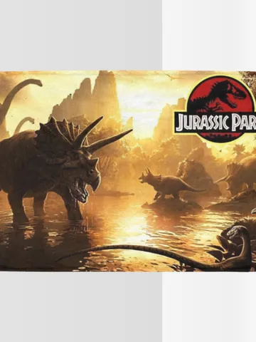 Jurassic Park Blanket Lightweight Soft Microfiber Fleece $54.00