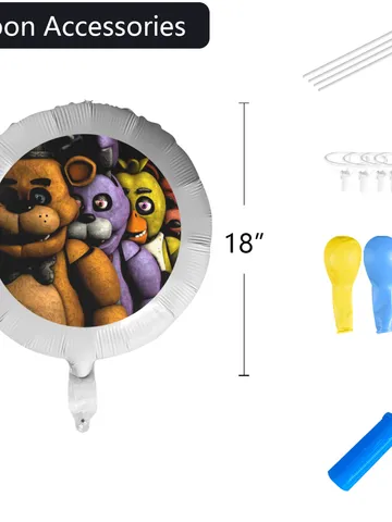 FNAF Five Nights At Freddy's Foil Balloon $24.00