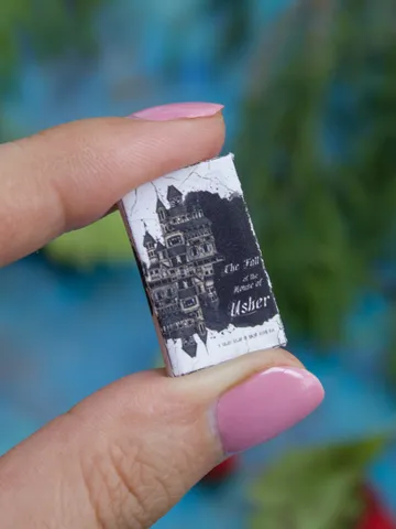 TEMPLATE Miniature book The Fall of the House of Usher