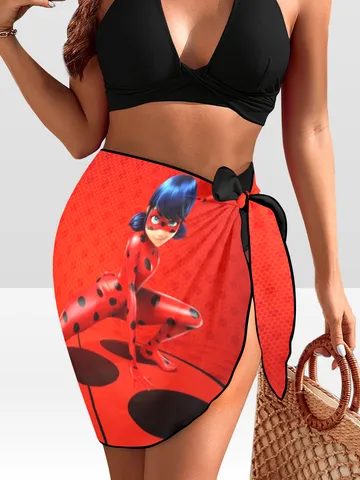 LadyBug Beach Sarong Wrap $29.97