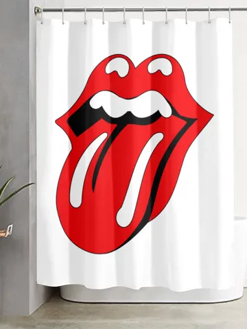 Rolling Stones Shower Curtain $48.00