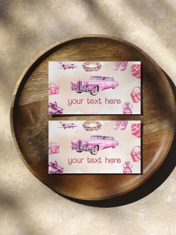 Doll food label; hot pink doll party birthday  editable template; cute doll girl birthday party bar12 $10.45