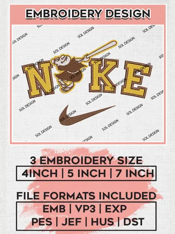 Nik.e San Diego Padres Team Logo Embroidery Design, MLB Team Embroidery files, San Diego Padres Baseball Team, MLB Padres Team, Digital Download $6.99